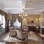 Парность предметов мебели в интерьере гостиной