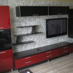 Модульная мебель с фасадом из пластика