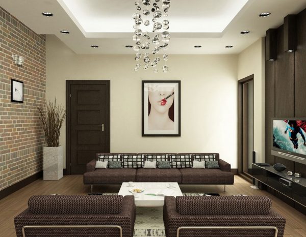 Дизайн интерьера гостиной в современном стиле