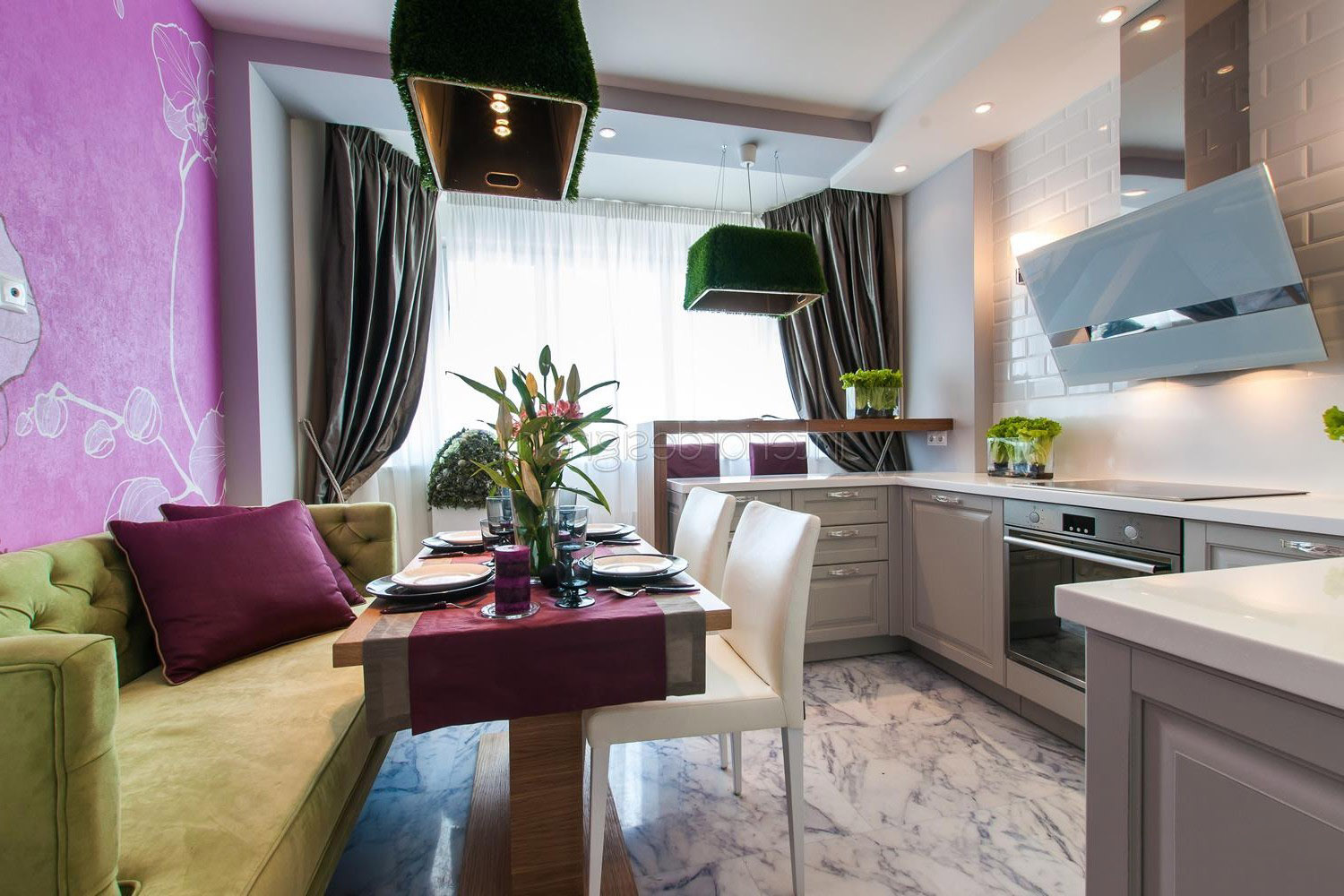 Кухня-гостиная 20 кв. м: особенности дизайна, планировки и примеры проектов