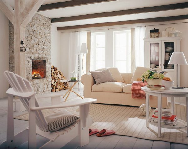 Мебель для гостиной в скандинавском стиле